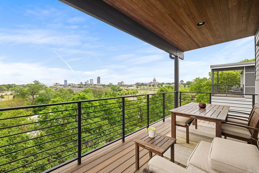 Perched above The Capitol, this contemporary retreat is designed for modern living~open, elevated, & effortless. Surrounded by river views, natural light, & a seamless connection to the outdoors, this home delivers a rare balance of energy & calm in one of Little Rock’s most dynamic settings. The moment you step inside the atmosphere shifts. Sunlight pours thru expansive windows, showcasing clean architectural lines & curated spaces which feel equally suited for quiet mornings w/coffee or evenings beginning w/cocktails at sunset drifting effortlessly into the night. Experience living space w/ a view creating a constant sense of openness & motion that mirrors the skyline beyond it. Set within one of Little Rock’s hillside pockets, the surrounding neighborhood offers a lifestyle that feels tucked away while remaining deeply connected. Quick access to downtown, dining, riverfront trails, & the city’s cultural heartbeat, this environment maintains an easy daily cadence for those who value both momentum & escape. Above it all, the open rooftop venue transforms the home into an escape suspended over the city, becoming an extension of itself- elevated, social, and unmistakably memorable.