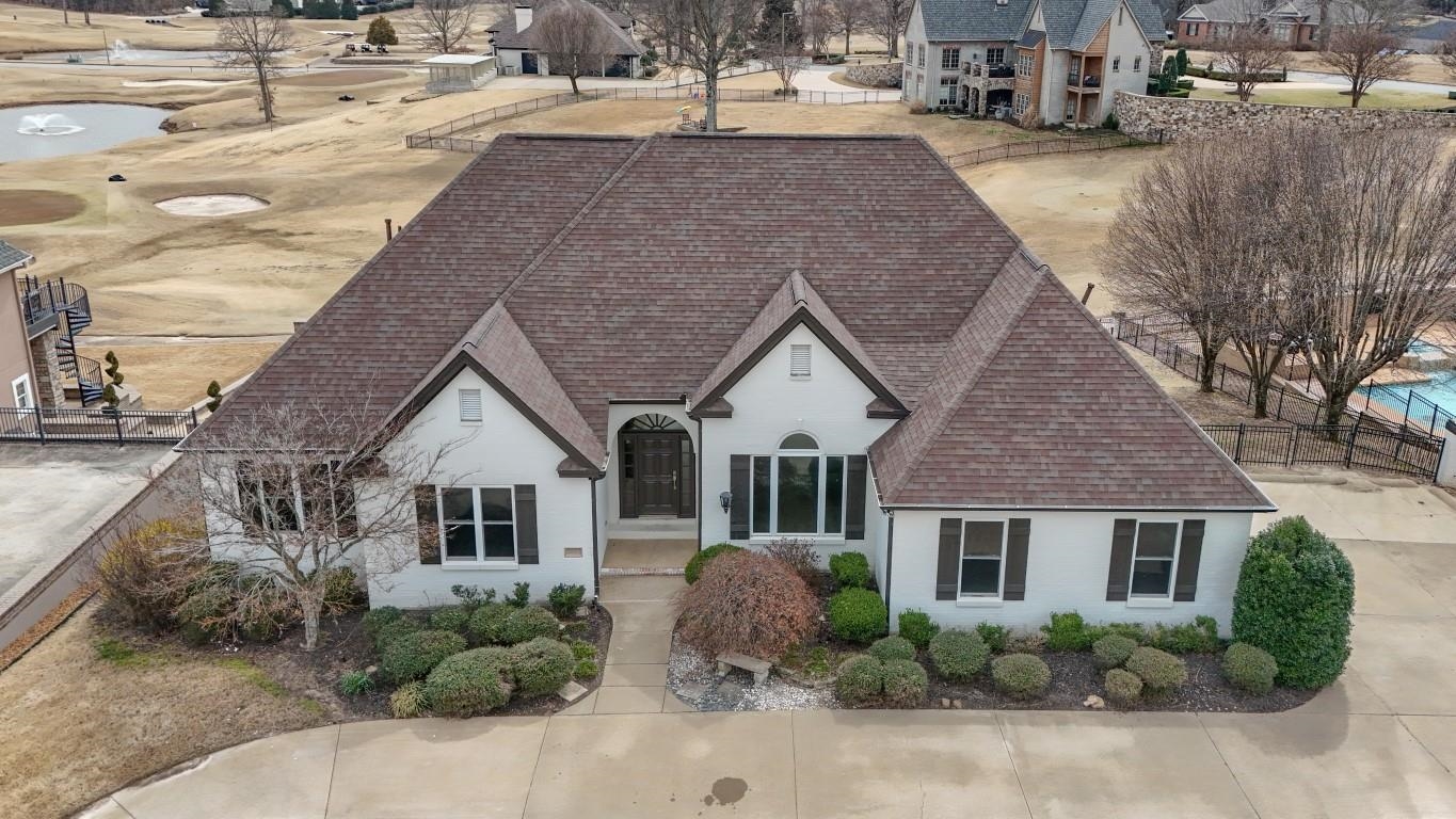 This beautifully updated 4 bed, 3 bath home in Ridgepointe with 4,072 square feet of combined living space offers an ideal combination of elegance, comfort, and modern upgrades. Brand new flooring, sleek countertops, fresh paint and contemporary lighting are just a few of the upgrades that have been done on this home. The main level offers a spacious open concept with 3 beds and 2 baths. The lower level features a full basement that would be perfect for a mother in law quarters or college student seeking that independence. The basement has one bed and one bath and is walk out. One of the best features of this home is the picturesque views of the golf course and the beautiful landscape.