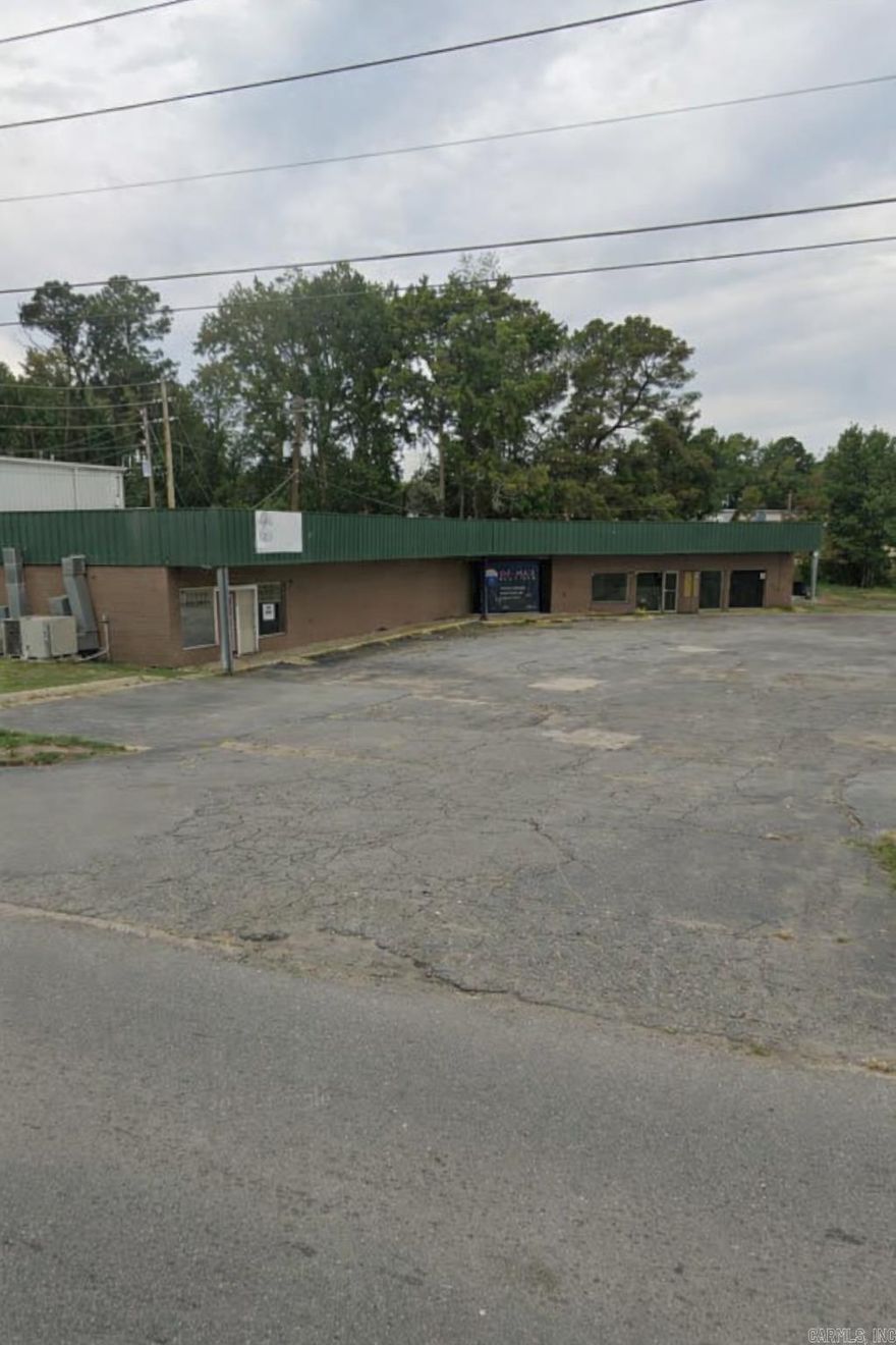 Commercial opportunity in a well-established area of Pine Bluff! This versatile property offers excellent visibility and accessibility, making it ideal for a variety of business uses. Surrounded by established businesses and steady traffic, it provides a strong foundation for owner-users or investors alike. Don’t miss this chance to position your business in a proven location.