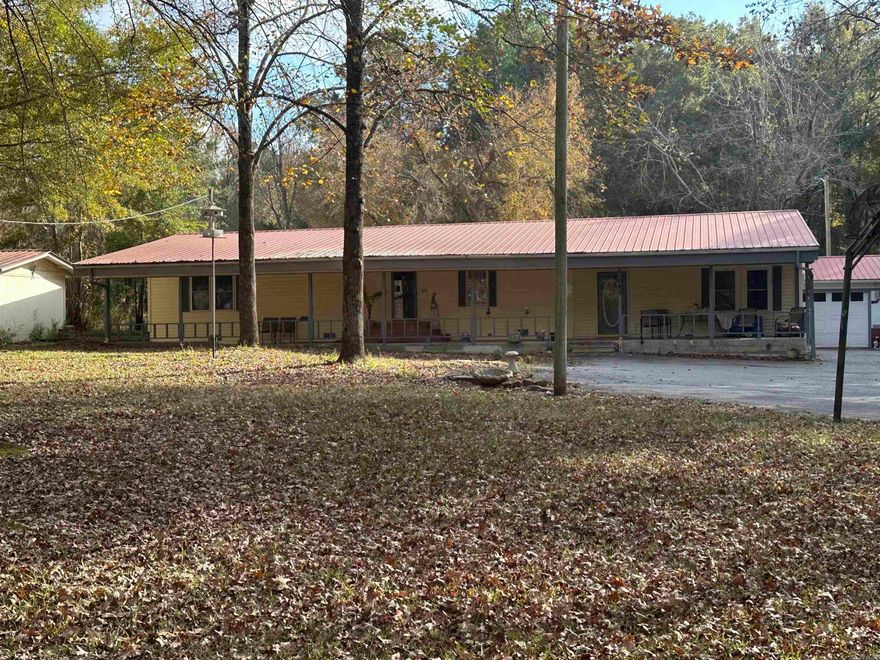 3.08 acres — 3 bedrooms — 3 baths — 2,272 sq ft Located in a peaceful country settin in the Glendale community. This spacious 3-bedroom, 3-bath home offers 2,272 sq ft and sits on 3.08 acres. The property is a mobile home that has been fully built onto on both sides, providing additional living space and versatility. Features include a 12x20 wooden deck for grilling, a 28x20 screened-in back porch currently used as a workout room, a full front porch, and a double garage. The three outbuildings can provide additional storage, a small apartment or workspace. If you’re looking for privacy, space, and country living just minutes from town, this property is a great fit. Shown by appointment only.