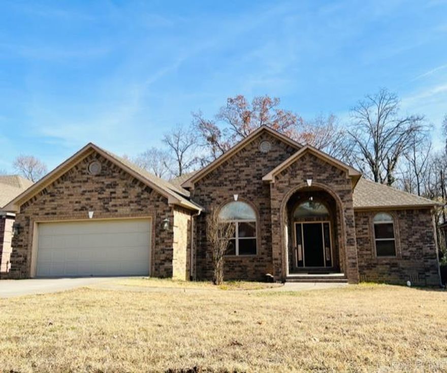 Beautiful well kept home in the Base Meadows Subdivision. Minutes away from LRAFB. Open floorplan with split bedrooms, whirlpool tub in master bathroom, granite kitchen counters, beautiful ceilings! Storage in back of house, move in ready!