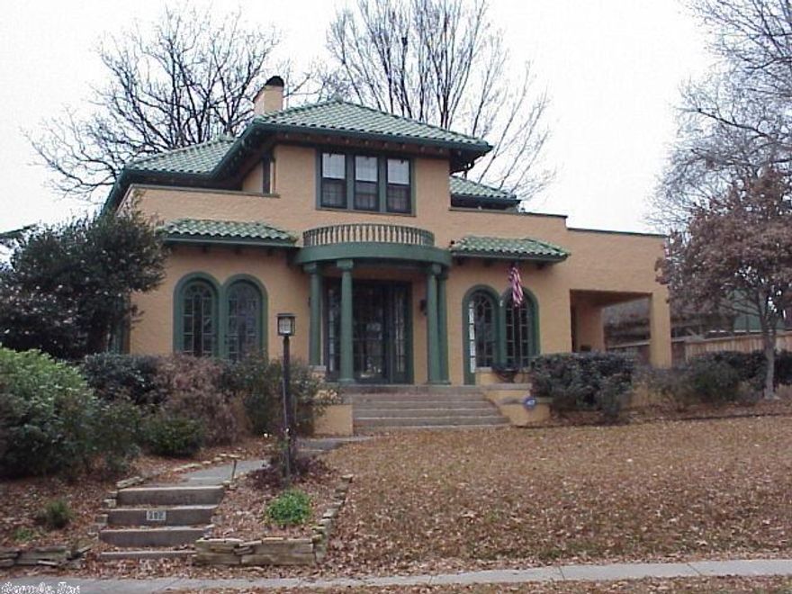 48-HR escape * Stunning 1932 built Mediterranean style home is MOVE-In-Ready * So much is original & in perfect condition * Kitchen updates w/ top-of-line appliances + tankless water htr. * Tall ceilings, arched openings, extensive crown trim & detail throughout ... so much charm & obvious craftsmanship * Natural light pours in via an abundance of over sized windows/doors * MBR and Bath on Main w/ 3 huge BRs up -- sun-room off rear BR * Large garage/shop has 370' Efficiency Apmt up * Appliances negotiable.