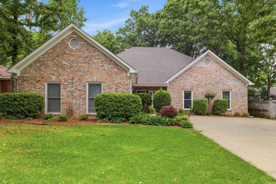 Beautiful one-level home in the sought-after Aberdeen neighborhood of Chenal Valley. This 3 bedroom, 2 bath home offers 2,623 square feet, a thoughtful floor plan, and inviting spaces designed for everyday living and entertaining. The formal living room and hearth/family room off the kitchen are connected by a charming see-through fireplace, creating warmth and flow between the two spaces. The kitchen features abundant cabinetry, granite countertops, stainless steel appliances, a center island, and opens easily to the breakfast and family areas. A formal dining room adds space for hosting, while the spacious primary suite offers a comfortable retreat. Additional bedrooms provide flexibility for guests, office space, or hobbies. Outside, enjoy a large back deck overlooking a fenced backyard surrounded by mature trees. A welcoming home in one of West Little Rock’s most desirable neighborhoods, with space, charm, and functionality. Agents see remarks.