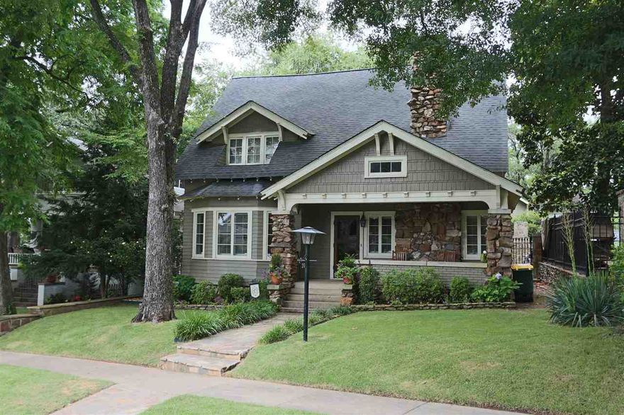 Updated Hillcrest home on a neighborly, tree-lined street!  Kitchen has solid granite counters, pantry, large island, and a breakfast bar/eat-in area with a wall of windows to backyard.  The pergola-covered deck and stone fireplace are great for outdoor entertaining or just relaxing at home!  Master suite has its own staircase entrance, large walk-in closet, double vanities and jetted tub in MBA.  Two-Car garage with 2nd story apartment  is great for guests or poker night! No Showings until 5PM June 26th.