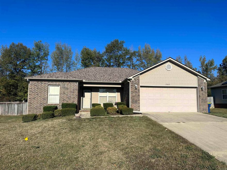 Well cared for home with new roof in 2016 and new HVAC in 2019!  New stove about a year ago.  Original owner and everything is  easy care-even the laminate flooring throughout!  Big master bedroom with wonderful walk in closet!  Split bedroom plan which is perfect for guests.  Fenced back yard too! Storage building in back yard stays.  See agent notes.