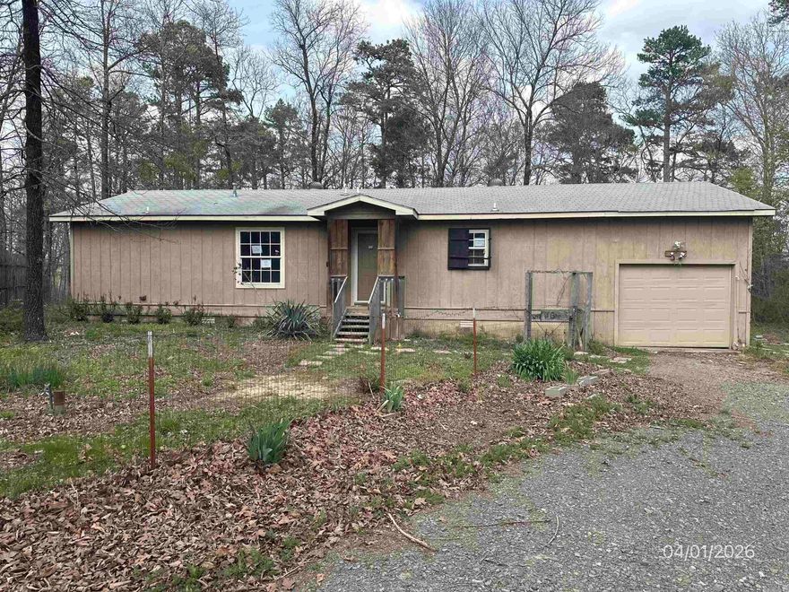 Are you searching for a few acres outside of town. Discover the potential with this 2 bedroom, 1 bath home. The bath features a tub and a walk in shower for your convenience. This property presents a unique opportunity to craft a home tailored to your vision at a price you can afford. This is a foreclosure and seller will not pay customary title policy, escrow fees, survey or transfer fees. POF or Pre-Qual letter dated 30 days or less required with offer. All offers must be submitted at www.vrmproperties.com. Agents must register as a user, enter the property address, and click on start offer.