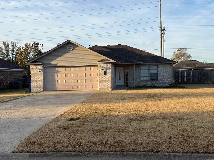 Welcome home to this inviting 3-bedroom, 2-bath home located in the desirable Spring Valley neighborhood of Conway. The spacious family room features a cozy corner fireplace, creating the perfect spot to relax or gather with friends and family. The eat-in kitchen offers a comfortable space for everyday meals and casual entertaining. With a functional layout and warm, welcoming feel, this home is ideal for first-time buyers, down-sizers, or anyone looking for comfort and convenience in a great location.