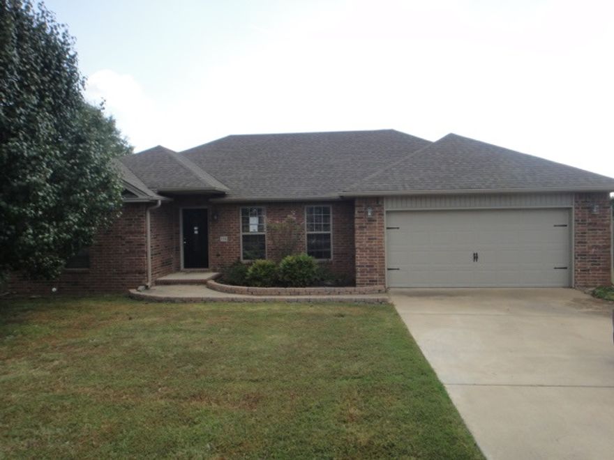 Large corner lot with wood privacy fence, deck, split floor plan, arched hallways, brick home, nice kitchen. Seller does not pay customary closing cost: including Title Policy, escrow fees, survey, or transfer fees. Proof of funds required on cash transactions, Lender Pre-Approval letter for financed offers (dated within last 30 days). Seller is Secretary of Veterans Affairs. See agent remarks for submitting offer.