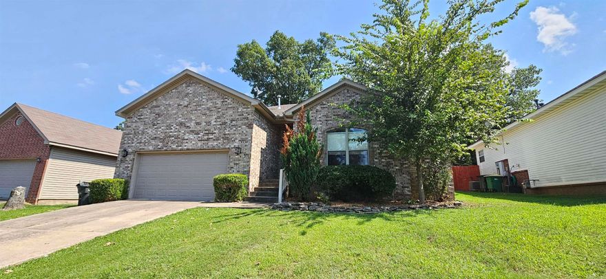 Updated 3 bedroom 2 bathroom home with New Carpet and New Paint. Kitchen appliances include fridge, range, dishwasher, disposal and microwave. Home also includes a pantry, dining area, fireplace, separate utility room, built in vanity in 1 bedroom, fenced yard, and 2 car garage. Pets may be considered.