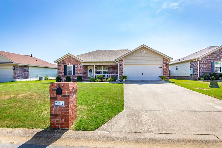 NEW PRICE REDUCTION!!  The pride of ownership shows here, and you will not be disappointed!  Everything you are looking for is here!  Come and see this beautiful 3 bedroom, split floor plan home that is move-in ready!  Seller has gone the extra mile here: New roof and A/C 2023, new flooring, lights, added kitchen granite countertop, new tile backsplash, new appliances (2022-2023), new gutters, landscaping, faucets, Levolor blinds, added insulation, professionally painted kitchen cabinets, new insulated garage door, and the list goes on and on!  Guest bathroom even has an extra storage closet.  Don’t miss out on your opportunity to sit and enjoy your coffee or cookouts/get togethers in your backyard with a privacy fence and fire pit!  If the weather doesn't cooperate, you can stay indoors and enjoy your gas fireplace! Even the refrigerator stays!  LOTS of storage and tray ceilings help to complete this beautiful home!  Taxes stated are after homestead credit. Agents, see remarks.