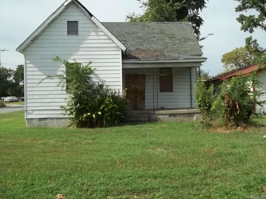 Two houses on one lot for one price both sold as is , corner lot, one bedroom one bath in each home