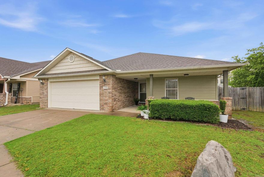 Welcome to 1720 Beautyberry Dr in Conway, Arkansas, a move-in ready home under $250,000 conveniently located!  Homebuyers searching for well-maintained homes in Conway AR with an open floor plan and large fenced backyard will appreciate everything this property has to offer. This 3 bedroom, 2 bathroom home features a desirable open layout with a huge kitchen island overlooking the spacious living & dining areas, desirable for everyday living & entertaining. Updates within the last 5 years include fresh interior paint and new LVP flooring in the living room, giving the home a clean & updated feel. The spacious primary suite offers plenty of room to relax, along with a lg primary bathroom designed for comfort. Step outside to enjoy the fully fenced, oversized backyard, perfect for entertaining. A storage building provides additional room for storage & hobbies. Additional peace of mind comes with an HVAC system serviced in May 2026 and a storm shelter located in the garage floor. Conveniently located near Conway schools, shopping, restaurants, and everyday amenities, this home offers both function and value. Schedule a tour today and see why this home stands out! Agents see remarks.