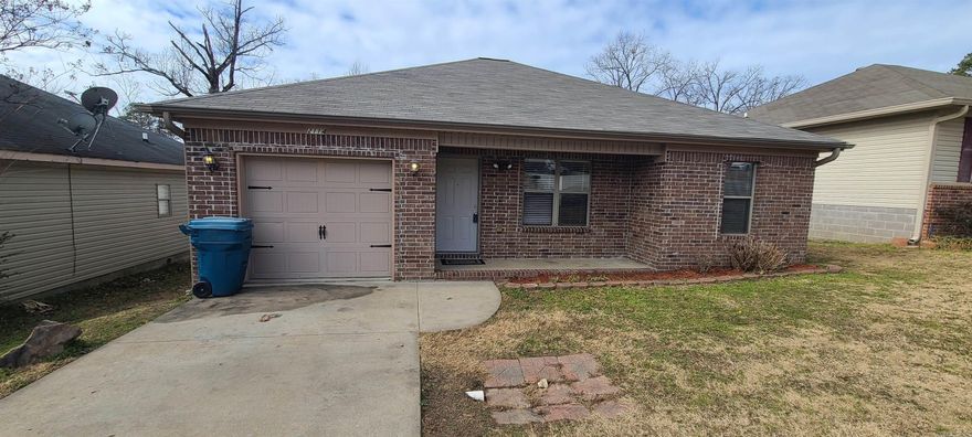 3 Bedroom 2 Bathroom in the West Little Rock area. This home features a 1 car garage, back landing deck, and exterior storage building. Large Livingroom open to Dining area and kitchen. The kitchen is furnished with a stove, refrigerator, dishwasher, and disposal. Also include is central heat and air, washer and dryer connections in separate utility room