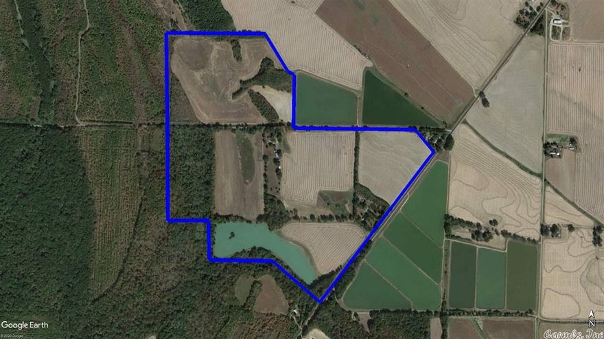 Hunting Club on approximately 194 Acres with 3 Home-sites and Pond.  Approximately 98 +/- Tillable Acres, 50 +/- Acres of Timber and 15 +/- Acre Stocked Fishing Reservoir.  This Property is Bound by the Cache River National Wildlife Refuge.  Improvements Include:  "Big House", approx. 4,711 sf, Cypress Siding, Hardwood interior Paneling and Ceiling, "Old School House", approx. 1,740 sf, the "Little House", approx.  1,454 sf, Cypress Siding, Wood Paneling and Pine floors.  Out-Building approx 2,250 sf.