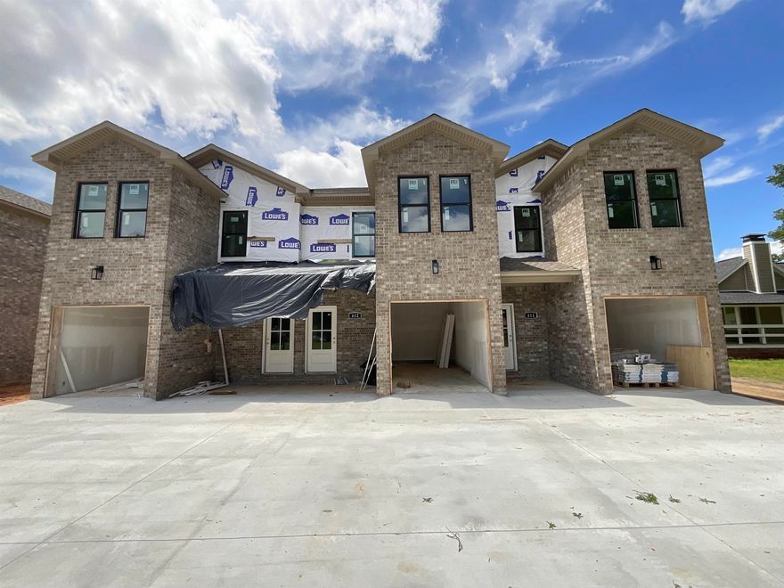All brick/stone NEW CONSTRUCTION TRIPLEX in the heart of Lonoke! Each unit is 3bed/2 1/2 bath! One car garage opens into the downstairs living space with a half bath for convenience. Upstairs contains primary bedroom at the back with its own bathroom and walk-in closet, as well as two additional bedrooms with a bathroom in-between. Hall laundry makes for the ultimate in convenience! Luxury vinyl throughout will make this renter-ready! Several multi-family new construction buildings on this block! Completion estimate is end of June. See AGENT REMARKS