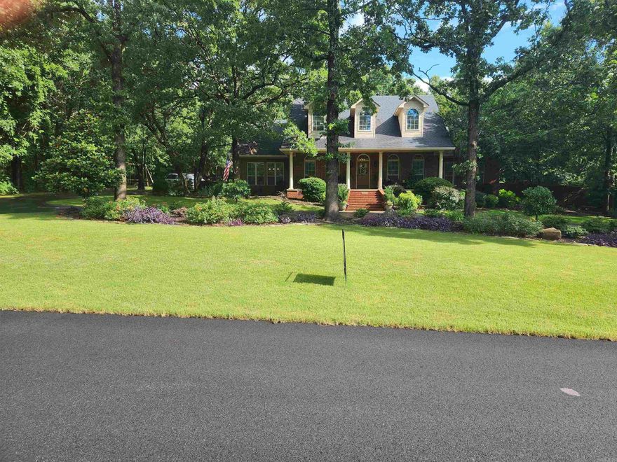 Watch the virtual tour drone video first! Professional photos coming soon! This family friendly home sits on 1.49 tree covered acres in the Cresthaven Sub. You will enjoy an afternoon dip in the swimming pool complete with diving board. The backyard is fenced to ensure privacy from neighbors. The landscaping is amazing with a circle drive for extra guest parking. The grandchildren & their parents have ample space upstairs for making the holiday stays welcoming. An office is perfect for the work from home or a lovely music room. Crown mouldings accent windows, doors, and baseboards. A true southern living style home. Seller will allow $5,500 for pool liner replacement.