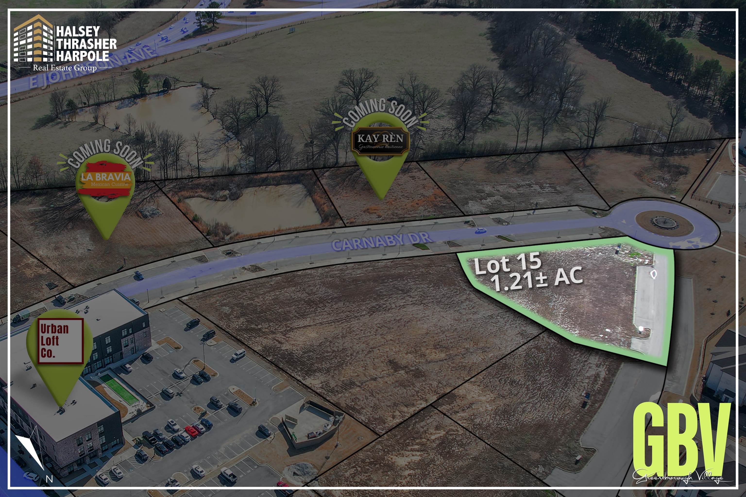 Greensborough Village is Northeast Arkansas’s first and largest master-planned, mixed-use community — a vibrant 200+ acre destination where people can live, work, and play. Perfectly positioned across from Arkansas State University and between NEA Baptist Health and St. Bernards Medical Mile, Greensborough Village sits at the heart of Jonesboro’s busiest corridor, surrounded by over 7,000 workers and 16,500 students. Its commercial core spans more than 100 acres and is fully equipped with utilities, stormwater systems, and walkable streets ready for development. The mix includes outparcels, a charming town center, an office park, luxury apartments, condos, and a soon-to-rise single-family neighborhood. Designed as a walkable, pedestrian-friendly community with green spaces, sidewalks, and decorative lighting, Greensborough Village offers easy access to dining, shopping, and entertainment — just minutes from healthcare, education, and the region’s largest employers, making it the ultimate destination in Northeast Arkansas.
