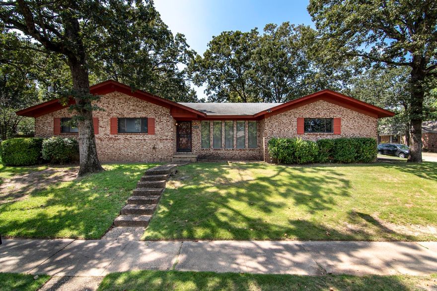 One level home situated on large corner lot in Bunker Hill. This home has 4 bedrooms and 2 baths. Off the foyer is a living/dining room. There is a large great room with fireplace and a wall of built-ins with recessed lighting and ceiling fan. Luxury vinyl flooring in bedrooms and living areas. Kitchen has granite countertops and stainless appliances open to nice size breakfast area. Primary bath has large shower with frameless glass doors. Hall bath has 2 sinks and tile floors. There is a nice fenced backyard with sprinkler system and tool shed for extra storage. 2 car side load garage with opener and a storage room. HWH is 4 years old. Home being sold as-is. Inspections welcome. See agent remarks.