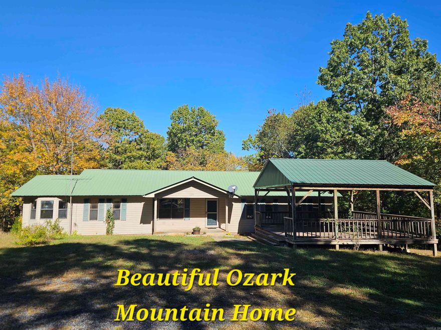 Nestled in the peaceful Ozark Mountains of Searcy County, this spacious 3-bedroom, 2-bath home offers 1,886 sq. ft. of comfort and seclusion—just 8 miles from Marshall and about 9 miles to the Buffalo National River. Enjoy nearby adventures at Bull Shoals Lake or the world-famous trout waters of the White River, then come home to quiet evenings surrounded by woods and nature. Inside, you’ll find granite countertops, custom cabinets, a new sliding glass door, central heat and air with propane backup, and abundant natural light throughout. Huge closets and plenty of storage make daily living easy. The covered gazebo is perfect for entertaining or relaxing in your private haven. With its peaceful setting and proximity to river activities, this would also make a wonderful nightly rental or weekend getaway. Discover the beauty, space, and serenity of true Ozark living—right here in Searcy County, Arkansas.