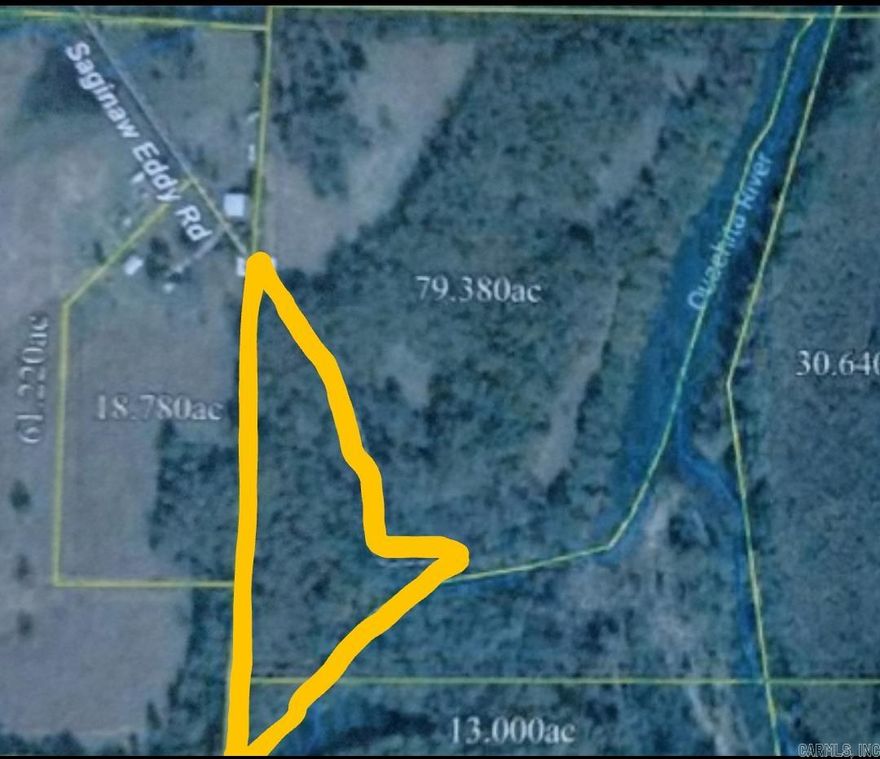 vacant land with several buildable sites and some hardwood.