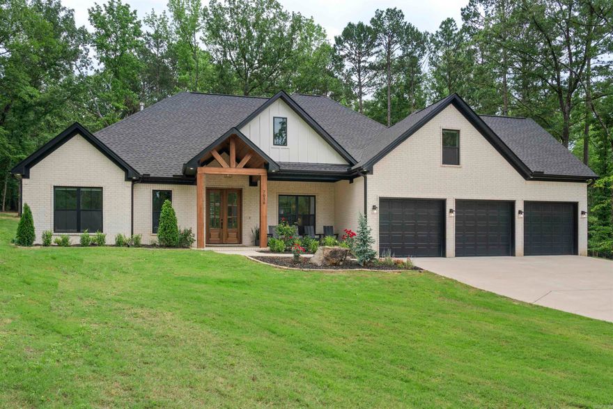 Welcome to your dream home! This beautifully maintained four bedroom, three bath residence sits on a park like one plus acre lot, offering privacy, space and serenity. Inside you will enjoy an open layout in like-new condition with high-end finishes throughout. Spacious living areas, a gourmet kitchen and a luxurious primary suite. This wonderful home also includes an executive office, three car garage and a stunning back yard with a stained concrete patio extension. Don't miss your opportunity to own a move-in ready home in a truly exceptional park like setting. Agents see remarks.