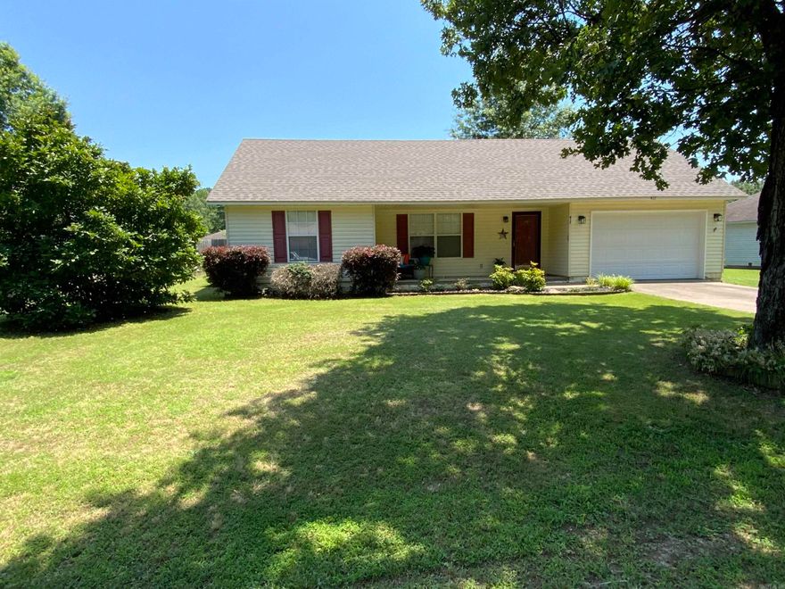 This lovely home is just for you! Maintenance free from the exterior to the inside. New roof in 2021. New refrigerator, microwave and vent hood in 2020. This home features 2 bedrooms and 2 full baths one with a walk-in shower. Privacy fenced large backyard with shade trees and a covered back porch. Schedule an appointment today as this one won’t last long!