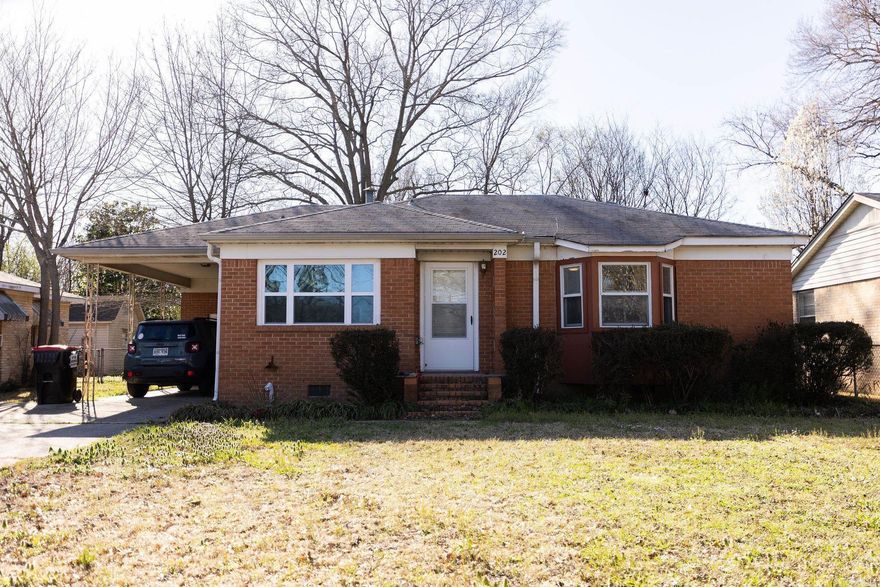 Cute updated home on flat lot. Walk to Caldwell elementary. Neutral paint with 2 updated full bathrooms. Newly renovated kitchen with eat-in area. Covered parking. Laundry room with second full bath off primary suite. Beautiful covered back deck. And storage building in backyard. Walk-in closet in bedroom with build in desk and bookshelves. Bonus room off third bedroom, could be playroom or office (has own closet and currently being used as a kid bedroom). Very versatile floorplan. Entire house has LVT flooring with tile in bathrooms. Both bathrooms have been recently updated. On quiet street close to everything in Benton.