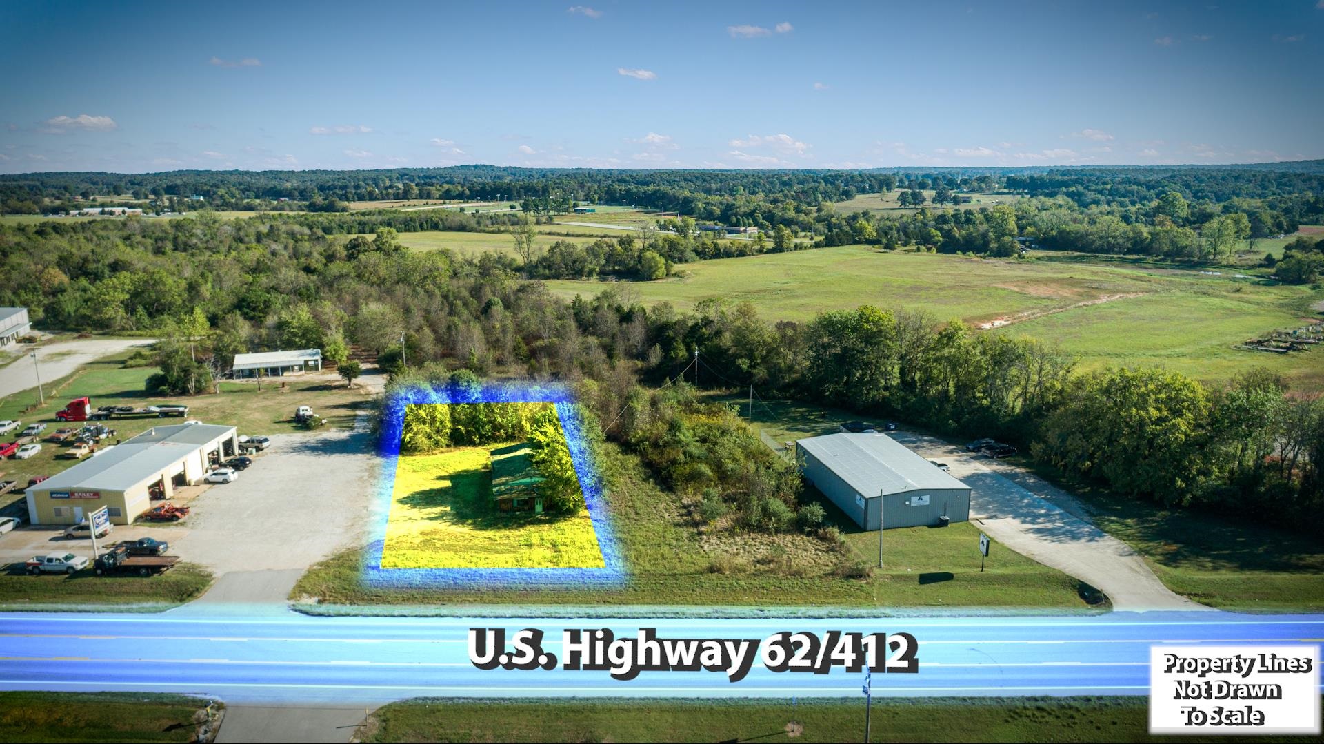 Prime Development Opportunity in Ash Flat, Arkansas. Located at 232 Highway 62 West, this .69+/- acre tract offers exceptional visibility and access with direct 100+ feet of highway frontage. The property presents a rare opportunity for investors and developers seeking a high-traffic location in a growing commercial corridor. Positioned just moments from Walmart, major factories, shopping centers, and popular restaurants, this site is ideal for a wide range of uses including multifamily housing, industrial development, or retail establishments. Its proximity to established businesses and infrastructure makes it a strategic choice for long-term growth. Whether you're planning an apartment complex, a distribution hub, or a flagship retail space, this parcel delivers the location, scale, and potential to bring your vision to life.