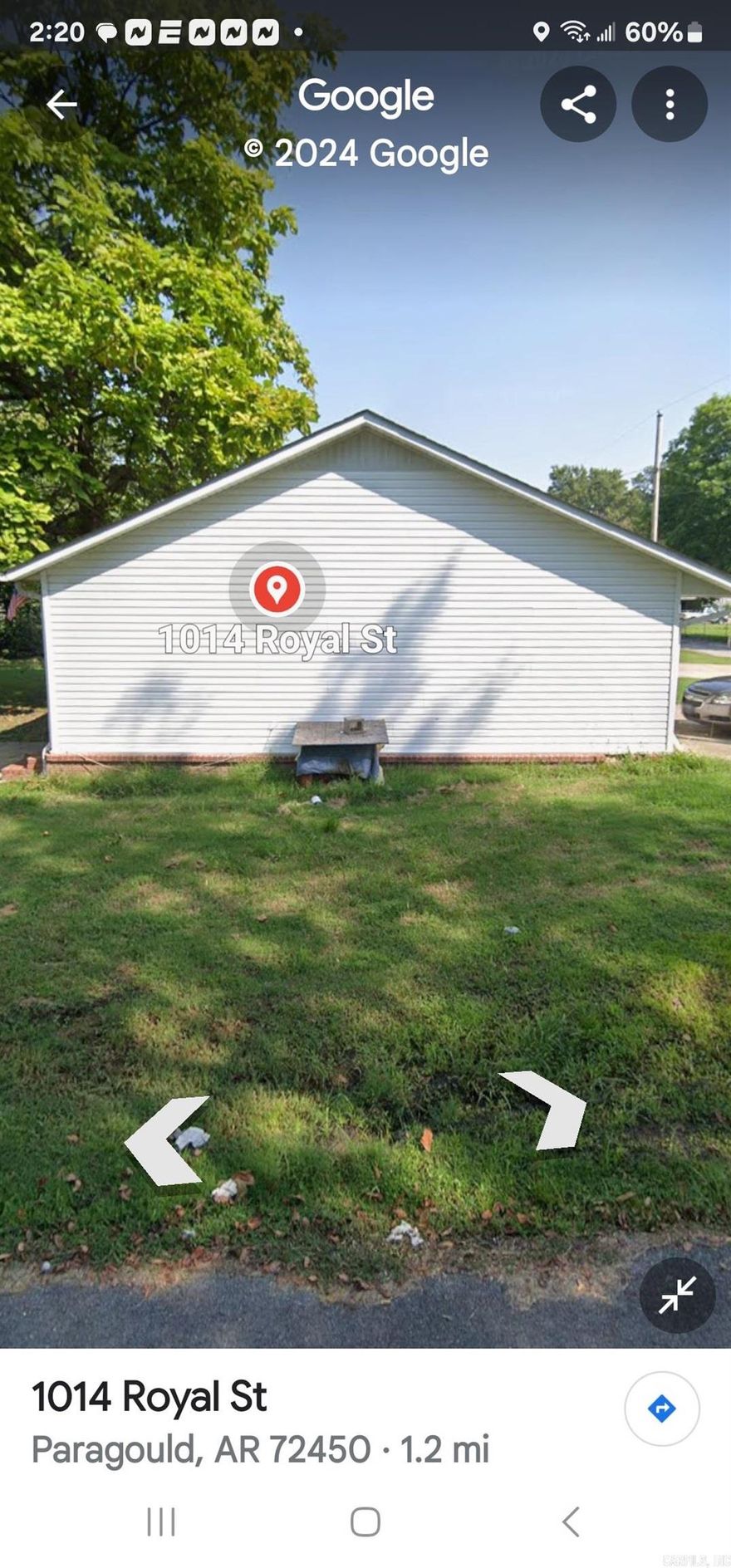 Two Bedroom 1 bath with appliances in each side.