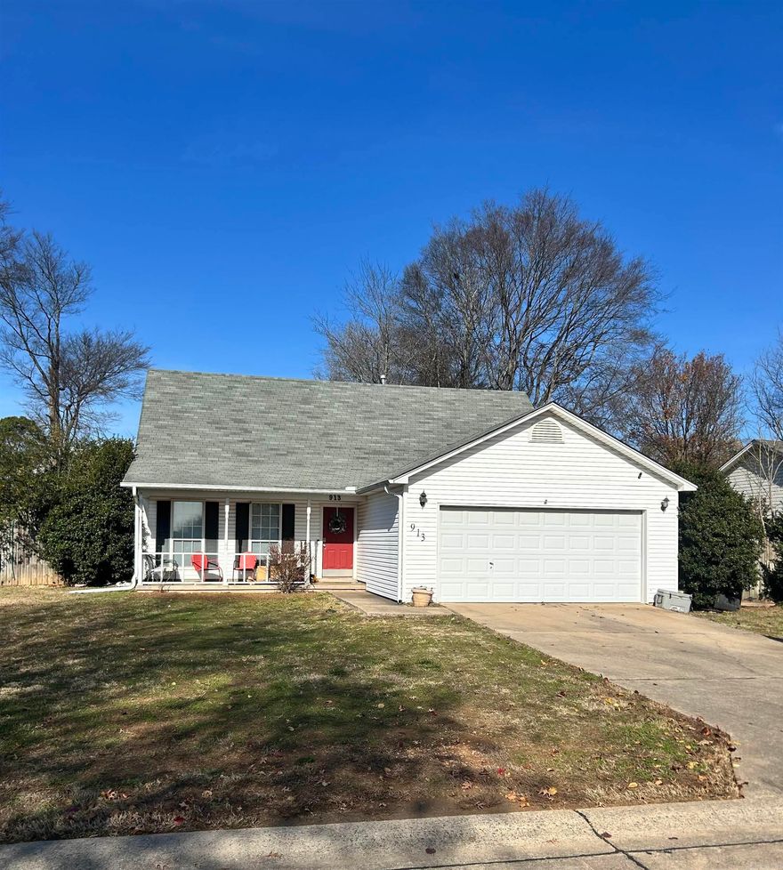 You couldn't ask for a better location with this 3br/2ba home. Close to schools and everything else, this home has an insulated 2 car garage and spacious back yard. New HVAC unit and new water heater installed in 2025. Agents see agent remarks.