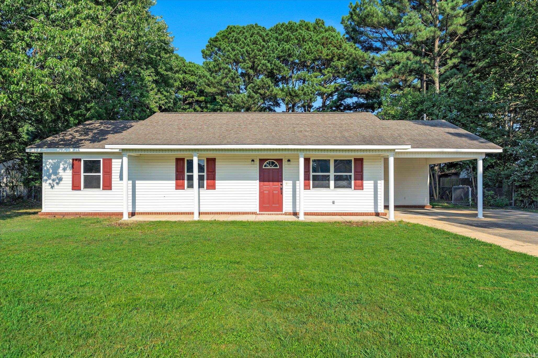 Welcome to 118 Vine Street in Bono! This charming home sits on a large, level 0.44-acre lot and offers plenty of space inside and out. Recent updates include new luxury vinyl plank flooring, fresh paint, new countertops, sink, and vanitiesmaking it move-in ready. The primary suite features a jet tub, perfect for relaxing at the end of the day. Outside, enjoy a fenced backyard with a double gate, a storm cellar for peace of mind, and plenty of room for entertaining or play. This home is located in an area zoned USDA eligible (subject to income and property guidelines), offering buyers additional financing opportunities. Plus, this property qualifies for a seller credit of 1% of the purchase price towards buyers closing cost or interest rate buy-down. Buyer is not obligated to use Austin McDaniel of Churchhill Mortgage to have offer acceptance, however must use Austin McDaniel to qualify for the credit.