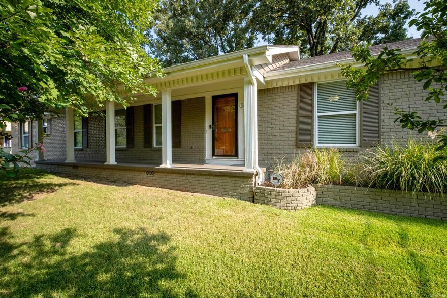 Updated one level Leawood home on a quiet Street. The house has an open floor plan and includes a cozy hearth room with fireplace. Two primary suites. New windows are found throughout along custom window treatments. Newer roof and HVAC. Rear loading garage, ample storage, large yard and insulated storage shed with electricity.