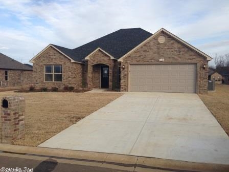 Gorgeous new home in GREAT subdivision in Cabot. Close to the schools. This 4 bedroom 2 bath has two beautiful wood columns marking the front entry. Hardwood floored living room, ceramic-tile in kitchen/dining area with granite counter top, under-mount sink and stainless appliances! True MASTER Suite with a Master Bath that has jetted tub, separate shower and over sized walk in closet. Covered porch and keypad garage access! Limited Lifetime Warranty on Foundation, Load Bearing Walls and Roof Trusses!