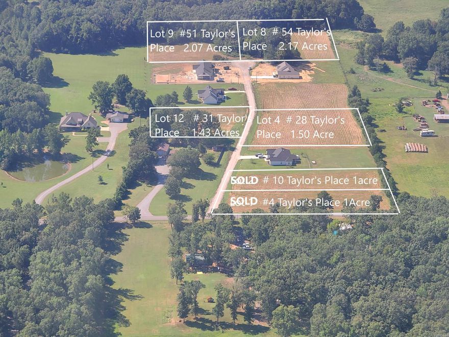 Level Building lot, With Privacy  Perfect Location for those wanting to be a little out in the Country, but not too far in the Boon Docs.  Close to Interstate, Sam's Club, Shopping, Multiple Lots available at various prices.  No Through Traffic.  Located in a Cul-de-sac at the end of a Dead End Road.  Some.  See plat attached.