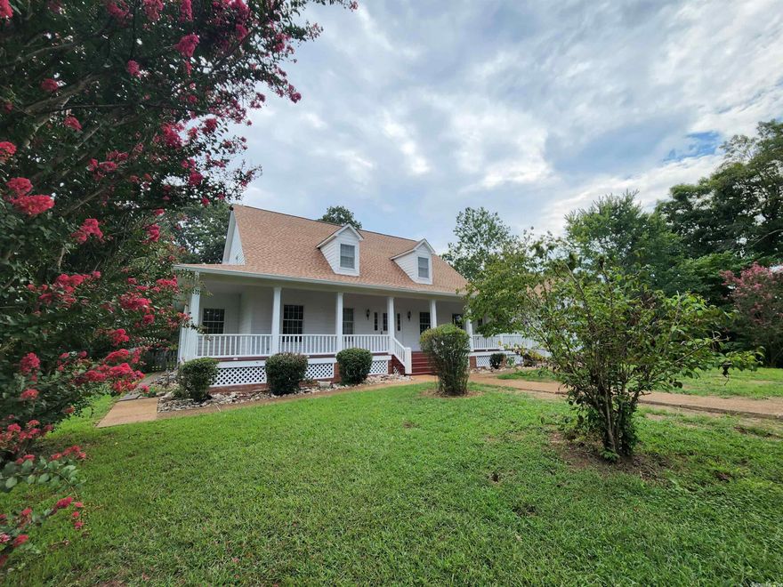 Country Home sitting on 90 acres! New roof, real wood floors have been redone professionally, repainted inside,  vaulted ceilings, anderson windows, open floorplan, bonus space, central heat and air plus outdoor wood burning heat for the home, outdoor storage, fruit trees, cattle gaurds. Fenced , Pond, pasture, all just a few mins from the city of Mt View!  This one wil not last long!