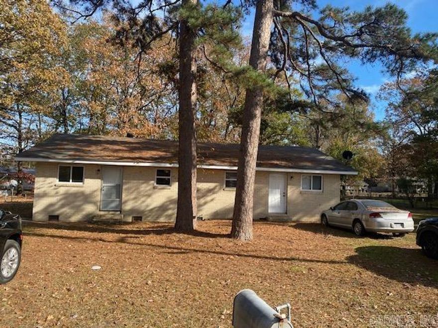 INVESTMENT OPPORTUNITY!! Must see this duplex, currently one side rented. Each unit has 2 Bedrooms, 1 bath, kitchen/dining and living room.  New HVAC 2022. Fenced back yard with one of the units.  WHITE HALL SCHOOL DISTRICT!   Call to see today, it won't last long!! See agent remarks