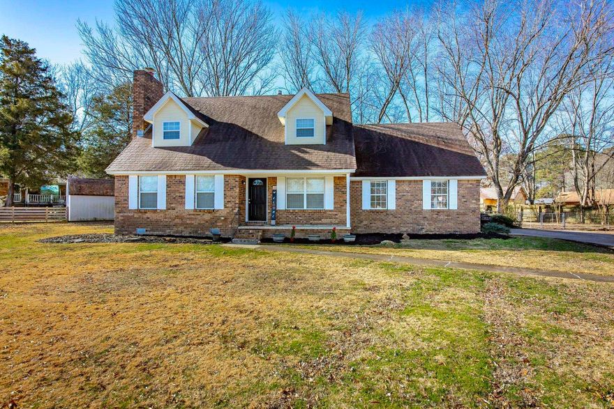 Welcome home to this charming 3-bedroom, 2.5-bath property tucked away on a quiet cul-de-sac and set on a huge, tree-shaded lot. The thoughtfully designed floor plan features a primary suite on the main level, offering comfort and privacy, while two additional bedrooms, a bonus room, and a full bath are located upstairs—perfect for family, guests, or flexible living space. This home has been freshly updated with a new water heater, microwave, stove, dishwasher, interior paint, garage door, half-bath sink, and new bathroom flooring, giving peace of mind and modern appeal. Part of the garage has been converted into a climate-controlled office space, ideal for working from home or a hobby room, and can easily be removed if desired. Enjoy outdoor living in the fenced backyard, complete with a storage shed and lean-to, offering plenty of space for tools, toys, or projects. With mature trees, a serene setting, and convenient updates already done, this home is move-in ready and full of potential. Call today to schedule your private showing!