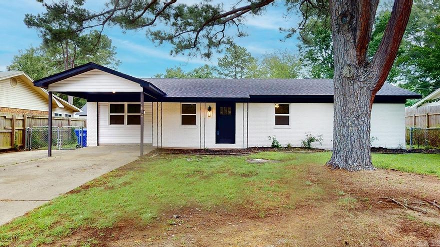 Recently remodeled from the ground up, this stunning home is move-in ready with modern updates throughout. The kitchen shines with granite countertops, black and stainless appliances, a deep-seated sink, and newly painted soft-close cabinets, all complemented by a stylish subway tile backsplash. The freshly painted brick exterior is enhanced by expansive flower beds, a new architectural roof, energy-efficient vinyl windows, and a covered front and back porch, perfect for relaxation. The primary bath offers a touch of luxury with frame-hung mirrors and a subway-tiled custom shower. Designed for comfort and easy living, the expansive living area is illuminated by recessed lighting and features durable vinyl plank flooring throughout.  Schedule a tour to see this one as soon as you can.