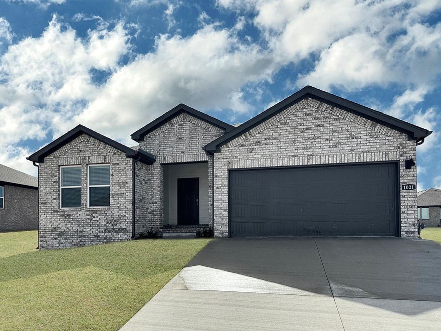 Delightful Denton plan with 3 Bedrooms, 2 baths, and a 2-car garage! These homes feature LVP flooring with carpet in the bedrooms and closets! Kitchen has 36-inch cabinets with granite kitchen countertops and an undermount kitchen sink! LED Lighting throughout! Primary bedroom with have a walk-in shower, granite counters and a walk-in closet! Brick exterior with Hardie® siding per plan and Architectural shingles. Covered patio per plan. Programable thermostat! Special Builder warranty. Ask for details. Photos may be renderings/stock photos! HOA fees will be used for management. HOA/POA dues are not yet determined, the amount is estimated.