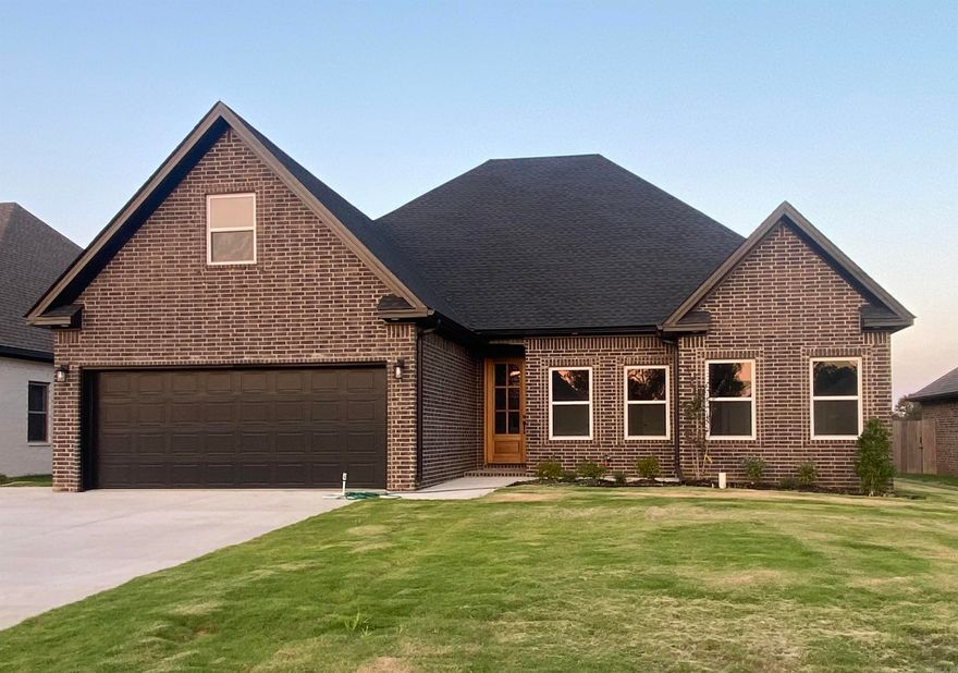 The gracious 4/5 bedroom, 2 bath home in Sarah's Crossing is in the Valley View School district subdivision awaits you! The exterior is covered with all brick & multiple windows surrounding the breakfast. The main bath features double sinks, soaker tub with tile surround, a custom tile shower with a glass shower door and an extra large closet. The fireplace will have a full brick finish. Additional features include crown molding, ceiling fans, prefinished wood shelving.