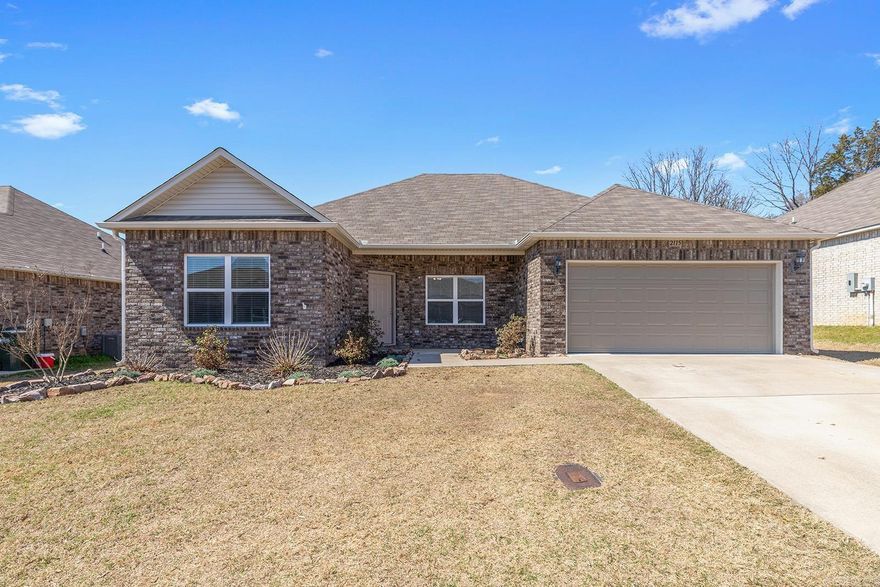Welcome to 2115 Eldridge Lane, a charming single-family residence nestled in the desirable Homestead subdivision of Conway, Arkansas. This thoughtfully designed home offers 4 spacious bedrooms and 2 modern bathrooms, encompassing approximately 1,772 square feet of comfortable living space. Constructed in 2020, this property seamlessly blends contemporary amenities with classic appeal.  Key Features Bedrooms: Four generously sized rooms provide ample space for family, guests, or a home office setup. Bathrooms: Two well-appointed bathrooms featuring modern fixtures and finishes. Living Space: An open-concept layout fosters a warm and inviting atmosphere, perfect for both relaxation and entertaining. Flooring: A harmonious blend of carpet and vinyl flooring adds to the home's aesthetic appeal and comfort. Exterior: The brick façade not only enhances curb appeal but also offers durability and low maintenance. Parking: A spacious two-car garage Situated in the Matthew Meadows subdivision, this home offers a serene neighborhood ambiance while maintaining close proximity to essential amenities.