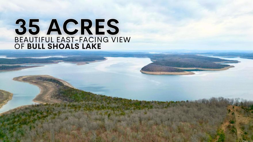 You don't find'em like this anymore! Check out this 35 acre m/l tract of land featuring panoramic views of Bull Shoals lake with over 1700 ft of Corp frontage to the north and east. Build your dream home atop the bluffs and enjoy the most magical sunrises every morning. End of the road access via deeded easement, this property provides the ultimate privacy. Raw land, mixed timber, and No Restrictions gives you a blank canvas to build what your heart desires. Less than one mile to blacktop and Peel community, home to several boat docks and boat launches, as well as the historic Peel Ferry! Approximately 8 miles to Yellville for schools and amenities. This has so much potential for the Lake Life you've been searching for!