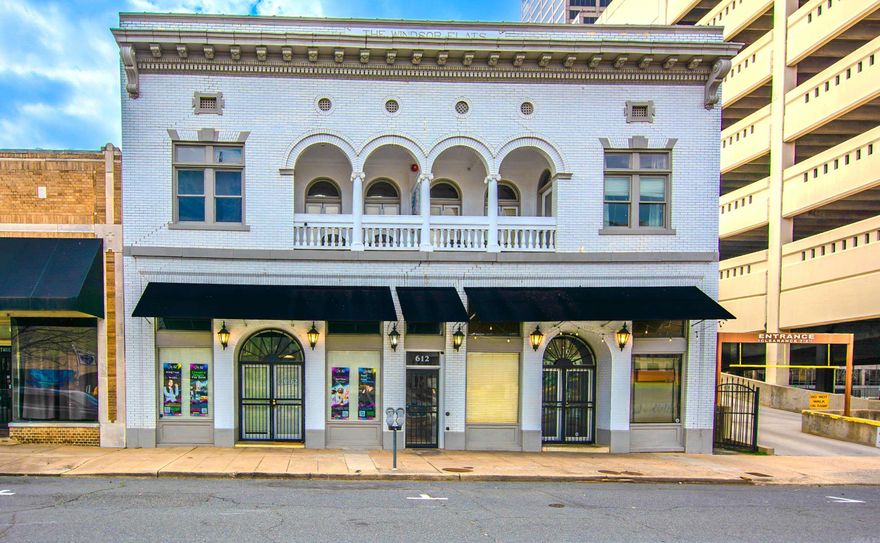 This is rare opportunity to own a historic building in downtown Little Rock with incredible architectural design.  This is an income-producing property that includes both commercial and residential leased space. 100% occupancy.  The apartments were previously licensed as short-term rentals and for a limited time are eligible to be licensed again.  *Agents See Remarks*