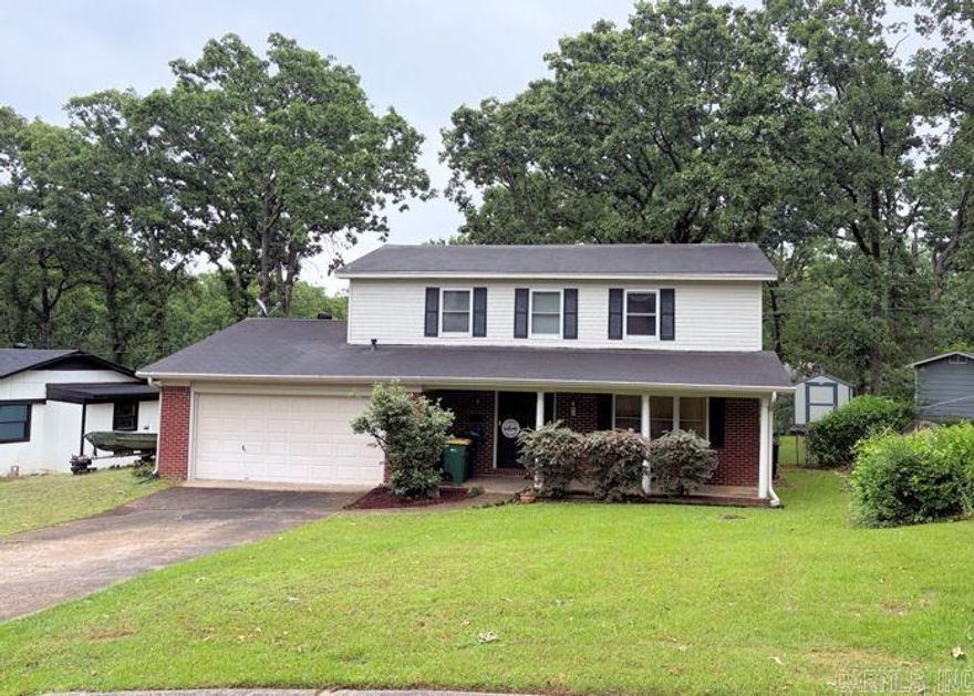 Conscientious owners of 35 years are the kind of Sellers everyone wants ... and located on a quiet cul-de-sac * Lovely ORIGINAL hardwood floors beneath the carpet! * Incredibly flexible plan can have the Master BR UP or DOWN * 2BRs + office/exercise/nursery room are located upstairs * Partially enclosed garage is an incredible Bonus space that could serve as an extra BR (an elderly parent lived here for years) or as a Den/Gameroom * Lots of great storage * Tree Shaded Lot, Vinyl replacement windows (and new siding), updated HVAC System in 2021, and 7 ceiling fans help keep the utility bills low * Updated Kitchen with plentiful cabinets & counter space * Spacious dining area can accommodate Grandma's Hutch or Buffet, and overlooks the peaceful rear yard and covered patio * Large Laundry room with hamper to catch laundry from upstairs * Nice storage building in yard with drive up ramp for mower * Agents use BROKER BAY to set all appmts - 1 hour notice needed.... See Agent Remarks