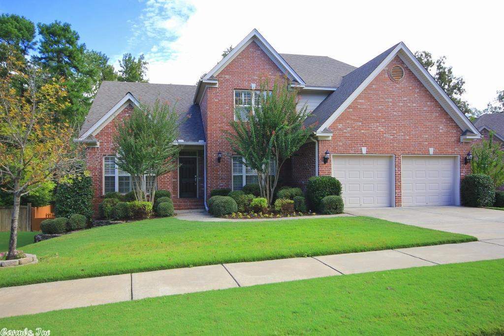 Outstanding Chenal Valley home in beautiful condition. The perfect family floor plan and fabulous decor! Immaculate condition through out. Handsome hardwood floors. Gourmet kitchen with slab granite and breakfast area. Pretty formal dining. Two story great room with fireplace. Sep office or living. Large master suite on main level. 3 bedrooms and additional living space upstairs. Large deck for outdoor entertaining. Fantastic large level lot backs up to green area.