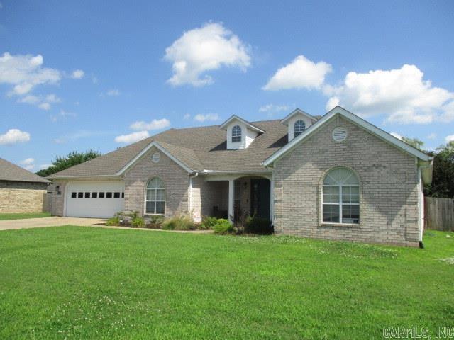 Very Spacious Home in Established Subdivision, as you enter the Foyer you find storage areas on either side of entrance to the Great Room which opens up to a large vaulted room and Gas Log Fireplace, to the left you'll find a large formal Dining Room, Roomy Kitchen (including new Microwave, Range and Dishwasher) and a Breakfast Area that looks out to a Screened Back Patio, continuing to the backyard you find a large fenced yard that includes a 24'x30' shop with overhead and walk-thru door (perfect for the hobby enthusiast or workshop), there is also an above ground Storm Shelter. The large Primary Bedroom is enhanced with a coffered ceiling, Primary Bath includes a jetted tub, 4' Shower and Primary Closet large enough to be another bedroom. The flooring is new in the Great Room, Dining Room and all Bedrooms. Water Heater has also recently been replaced. Don't wait to see this great home and make it yours!
