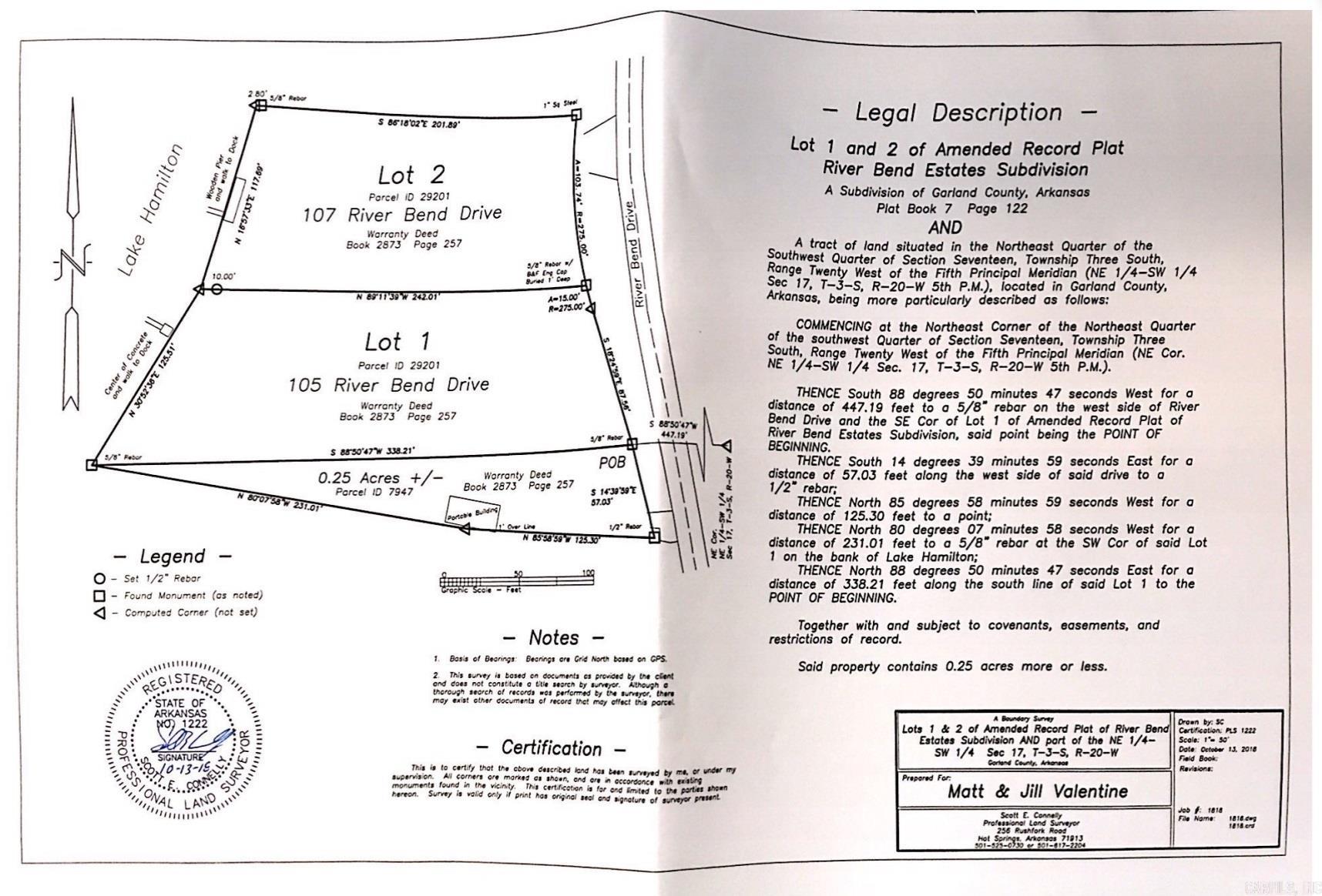 RIVER BEND ESTATES - Land