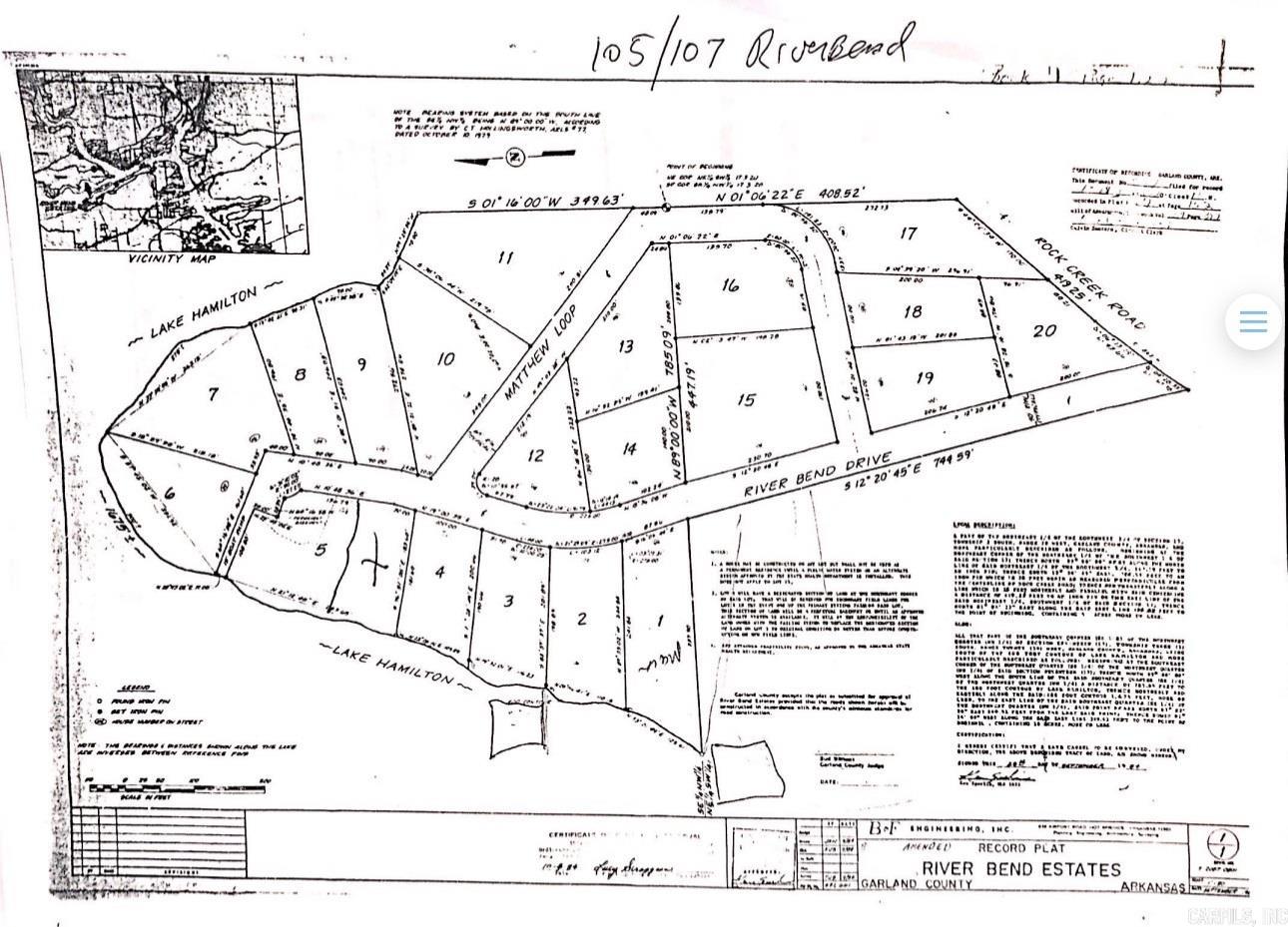 RIVER BEND ESTATES - Land