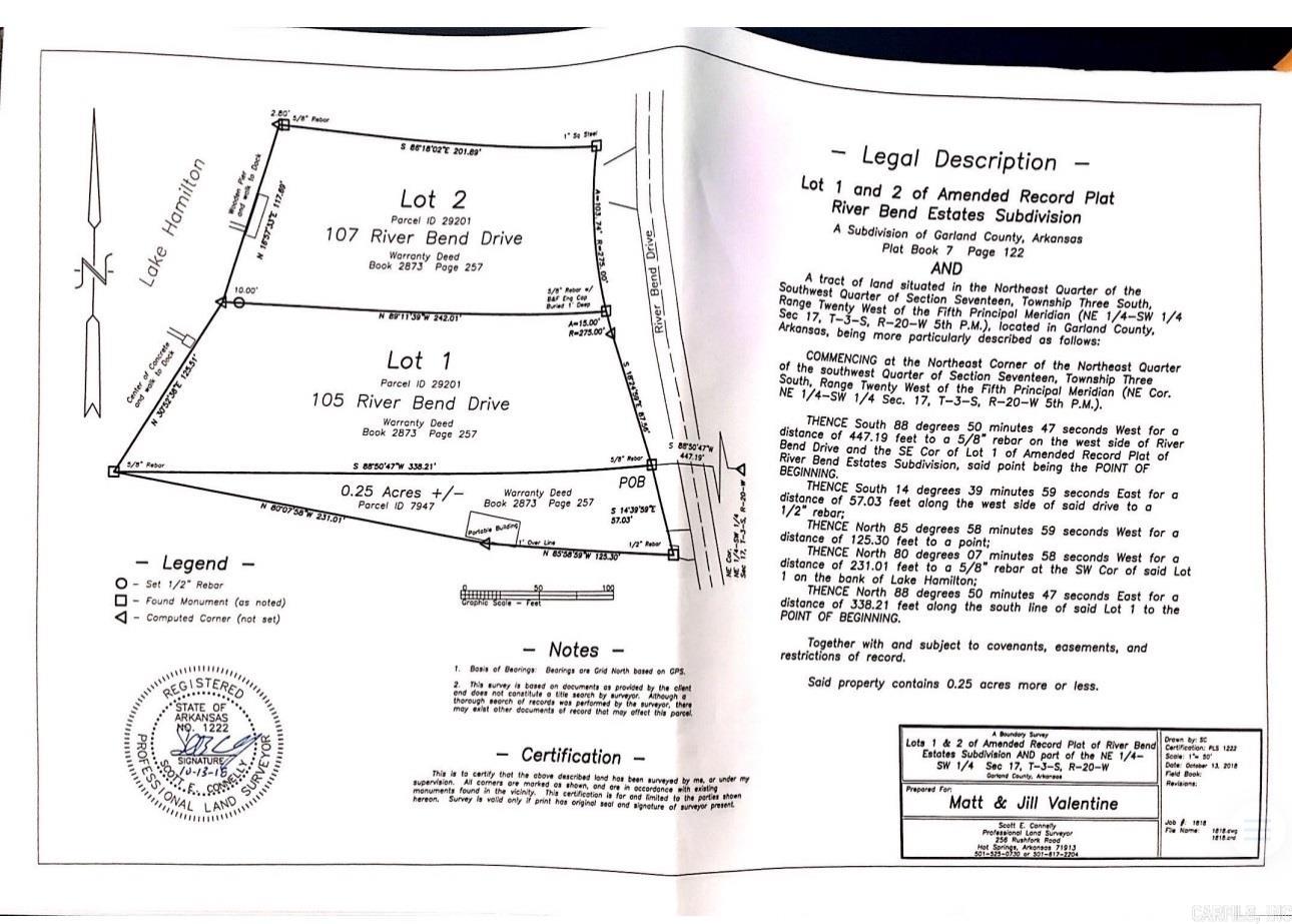 RIVER BEND ESTATES - Land