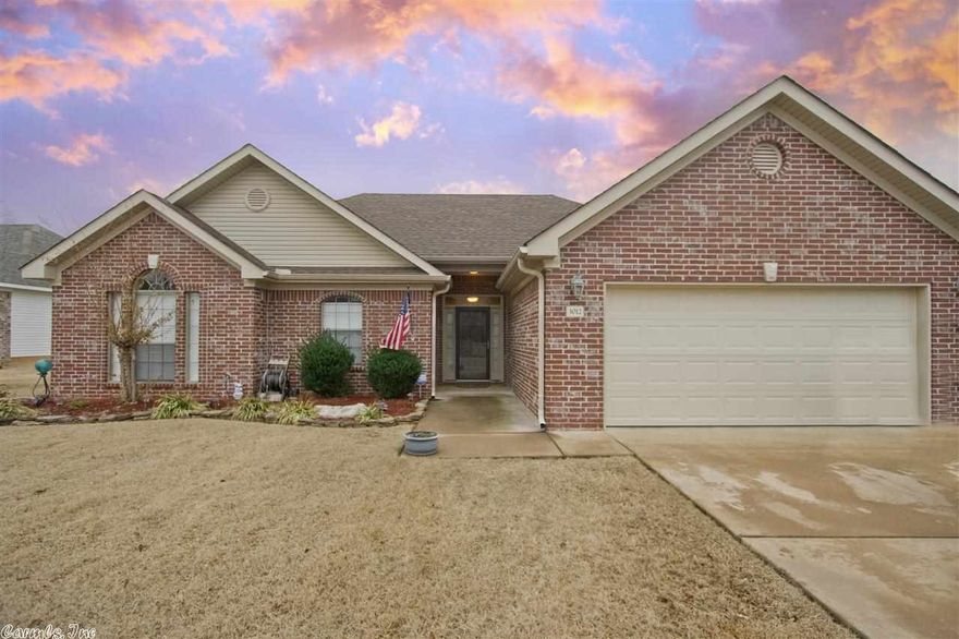 Immaculate home! 3 bd, 2 ba home in great neighborhood, close to freeway and close to school.  Spacious great room with fireplace, large eat-in kitchen with breakfast bar.  Wood floors in great room.  Tile in wet areas. Split floor plan. Above ground salt water pool with double deck. Fenced backyard.  Extra landscaping.  Bryant schools. Open house January 11, 2015, 2-4 PM.